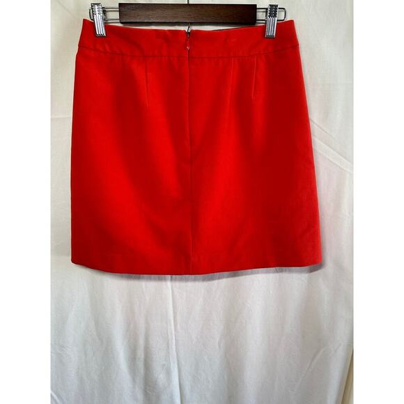 Ann Taylor LOFT Red A-Line Skirt - Size 2 - Picture 3 of 5
